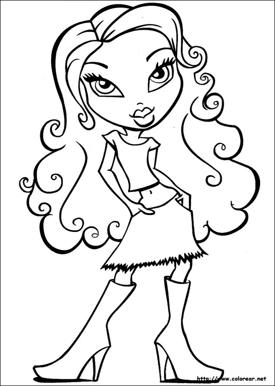 39 Fashionable Bratz Coloring Pages Printable 20