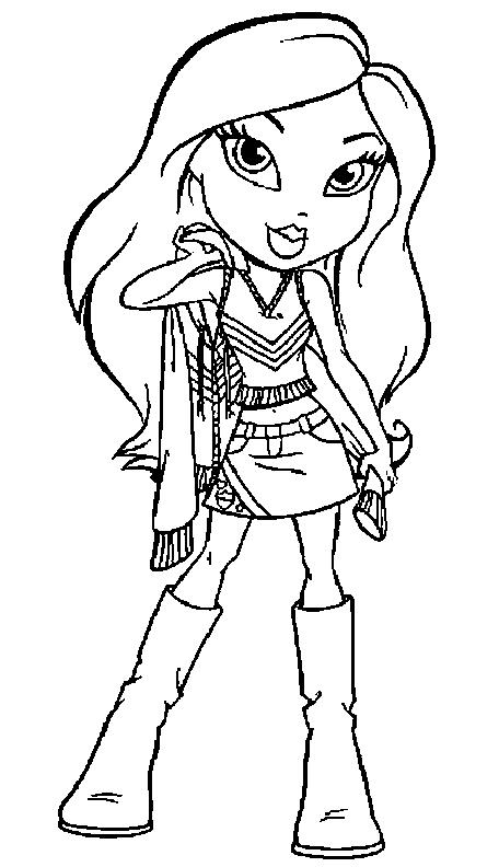 39 Fashionable Bratz Coloring Pages Printable 23