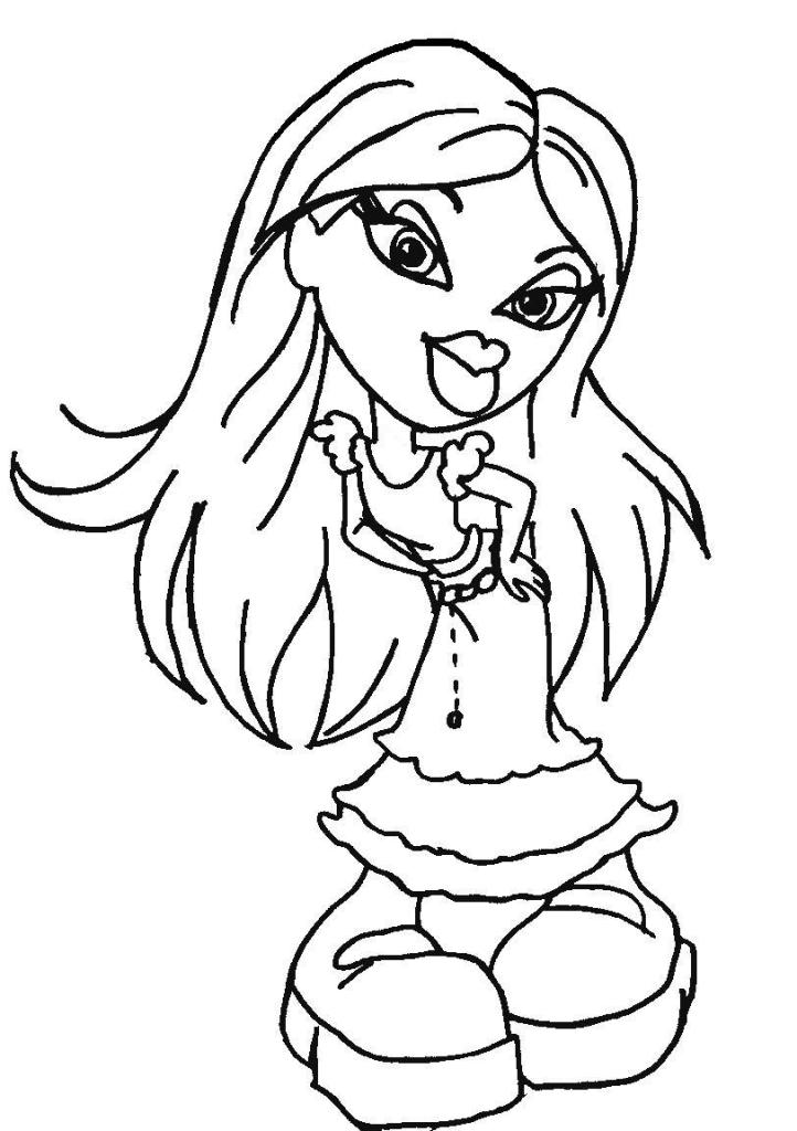 39 Fashionable Bratz Coloring Pages Printable 26