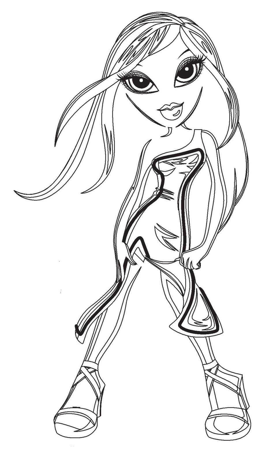 39 Fashionable Bratz Coloring Pages Printable 27