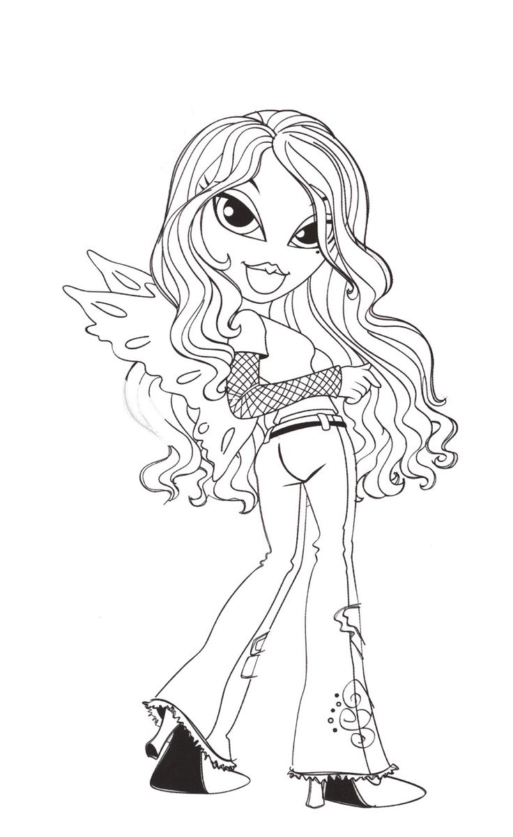 39 Fashionable Bratz Coloring Pages Printable 28