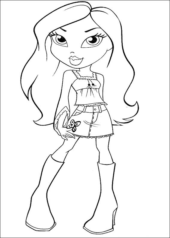 39 Fashionable Bratz Coloring Pages Printable 30