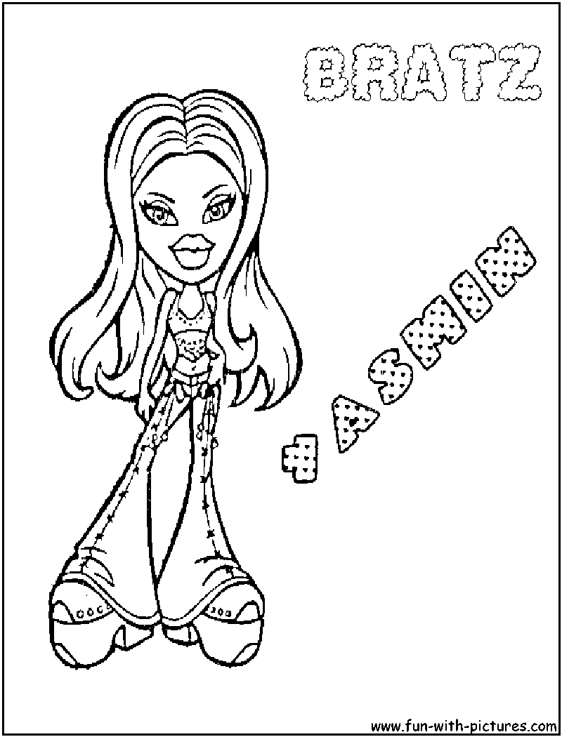 39 Fashionable Bratz Coloring Pages Printable 32