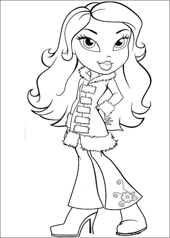 39 Fashionable Bratz Coloring Pages Printable 33