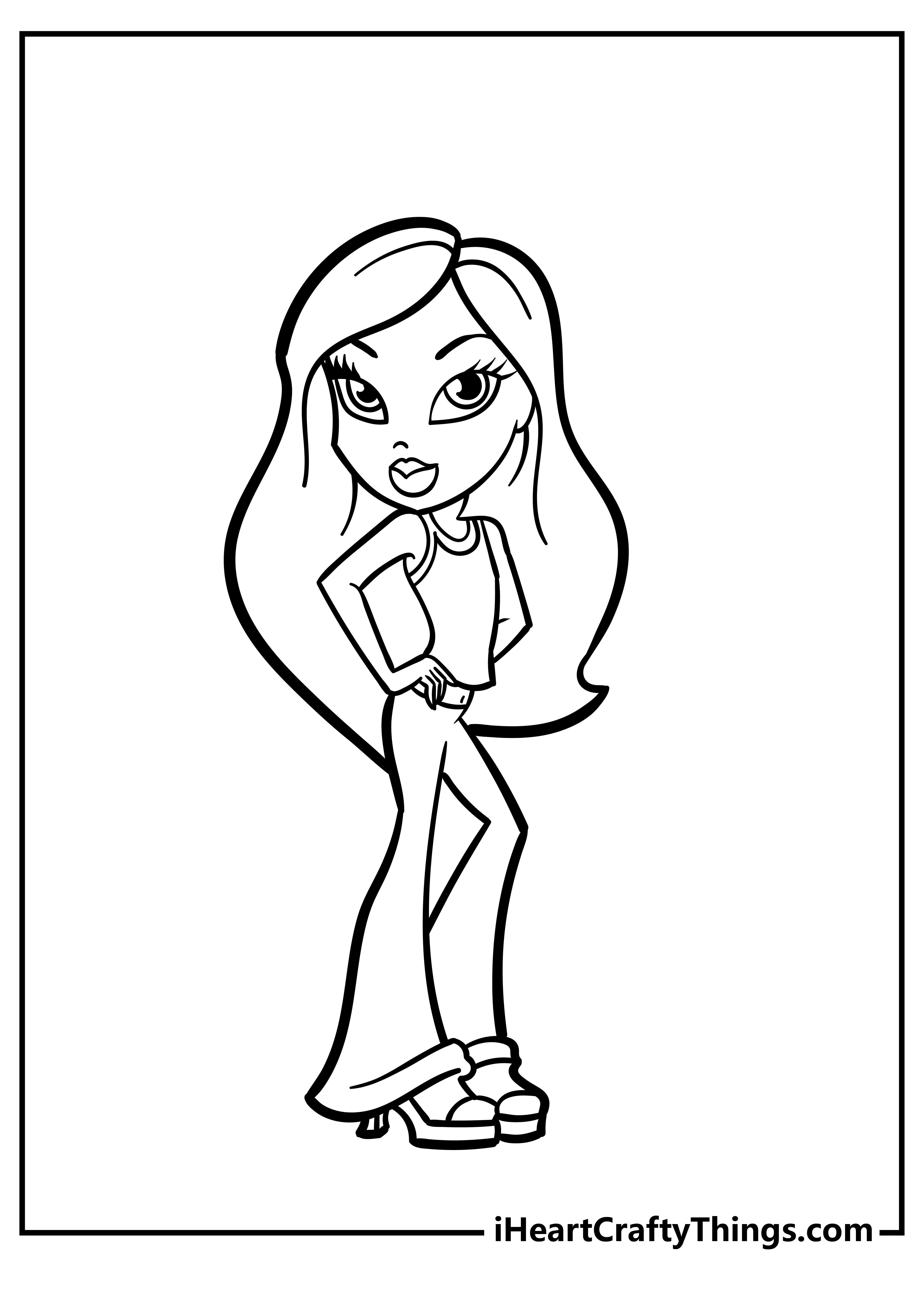 39 Fashionable Bratz Coloring Pages Printable 35