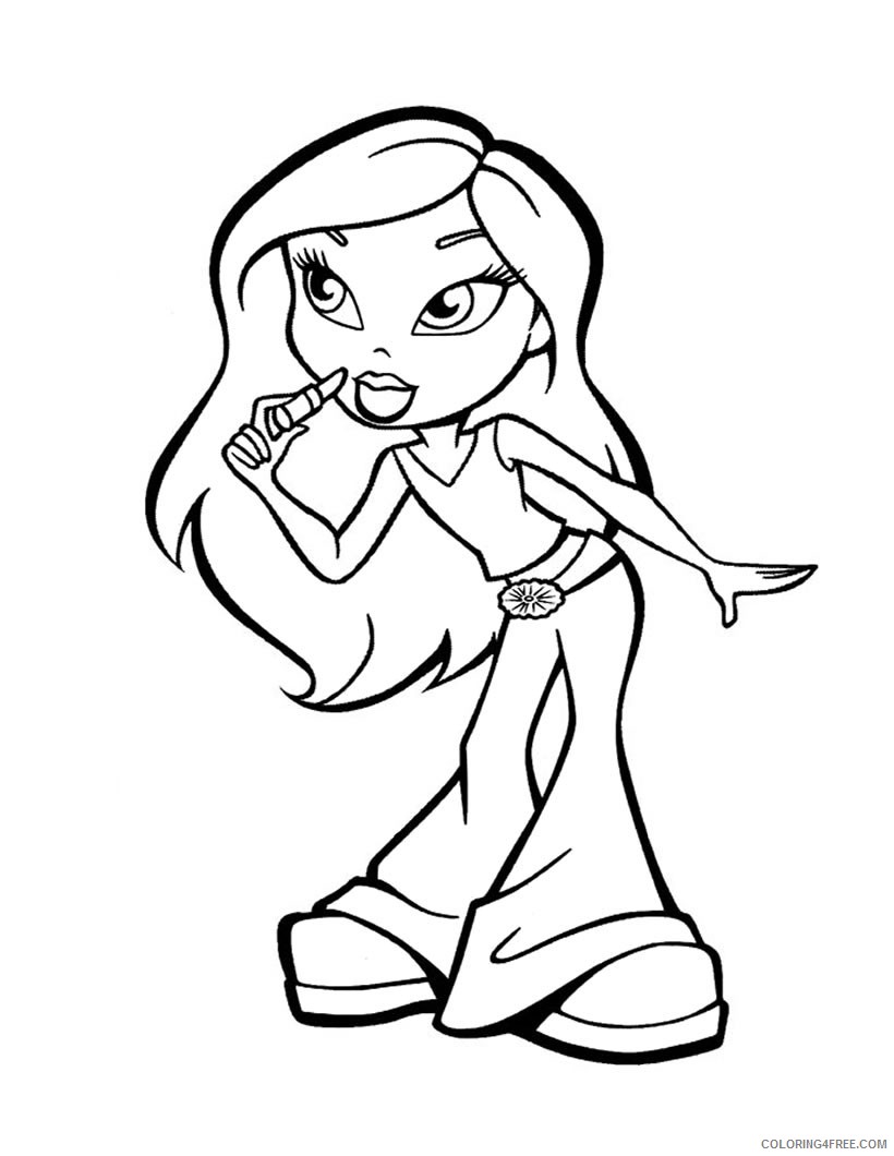 39 Fashionable Bratz Coloring Pages Printable 6