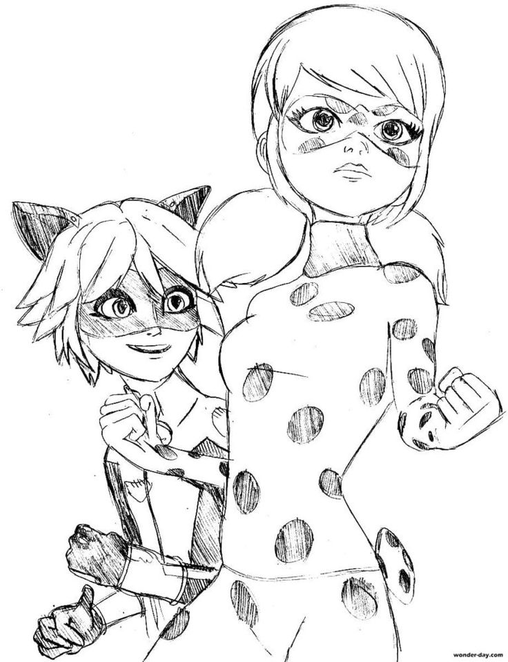 39 Magical Miraculous Ladybug Coloring Pages Printable 15