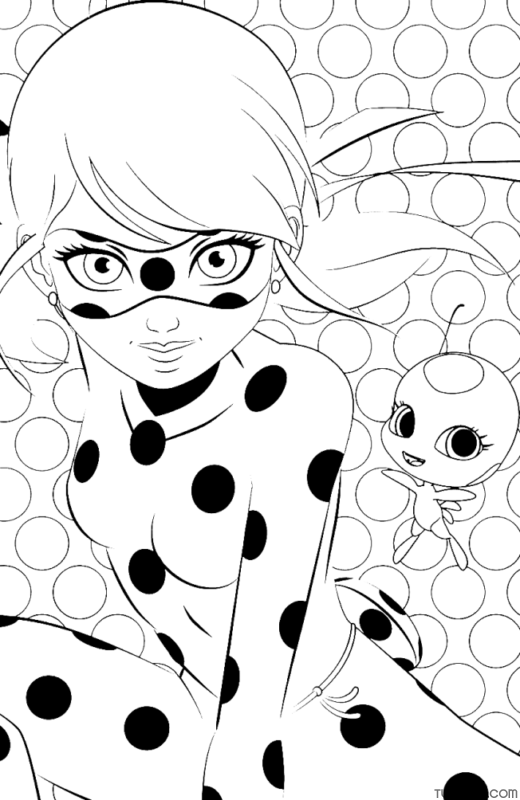 39 Magical Miraculous Ladybug Coloring Pages Printable 21