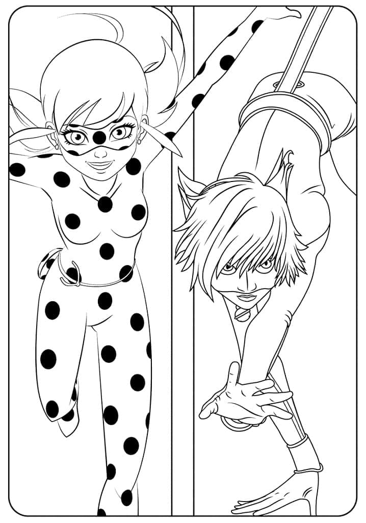 39 Magical Miraculous Ladybug Coloring Pages Printable 27