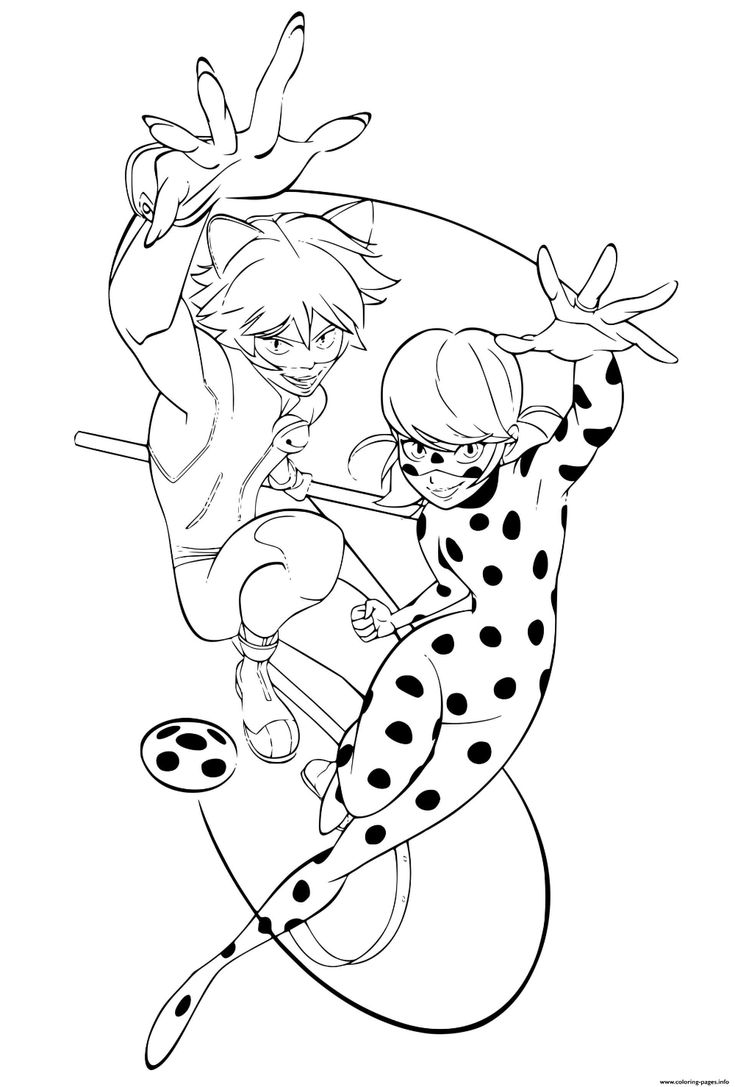 39 Magical Miraculous Ladybug Coloring Pages Printable 29