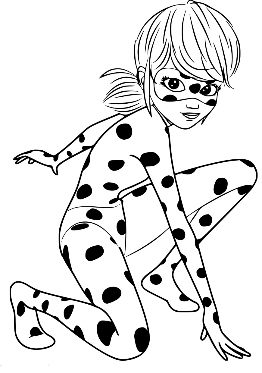 39 Magical Miraculous Ladybug Coloring Pages Printable 31