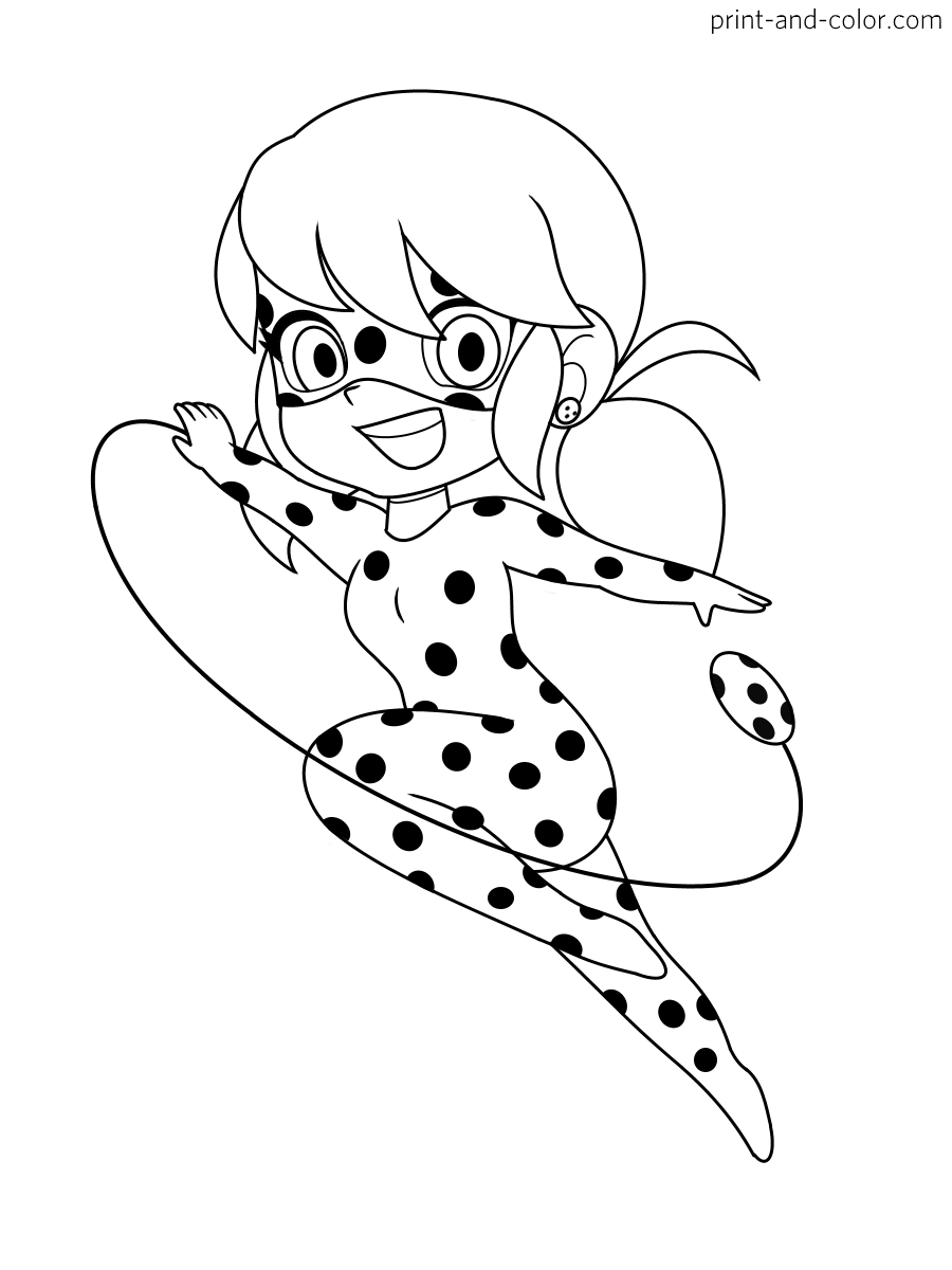 39 Magical Miraculous Ladybug Coloring Pages Printable 35