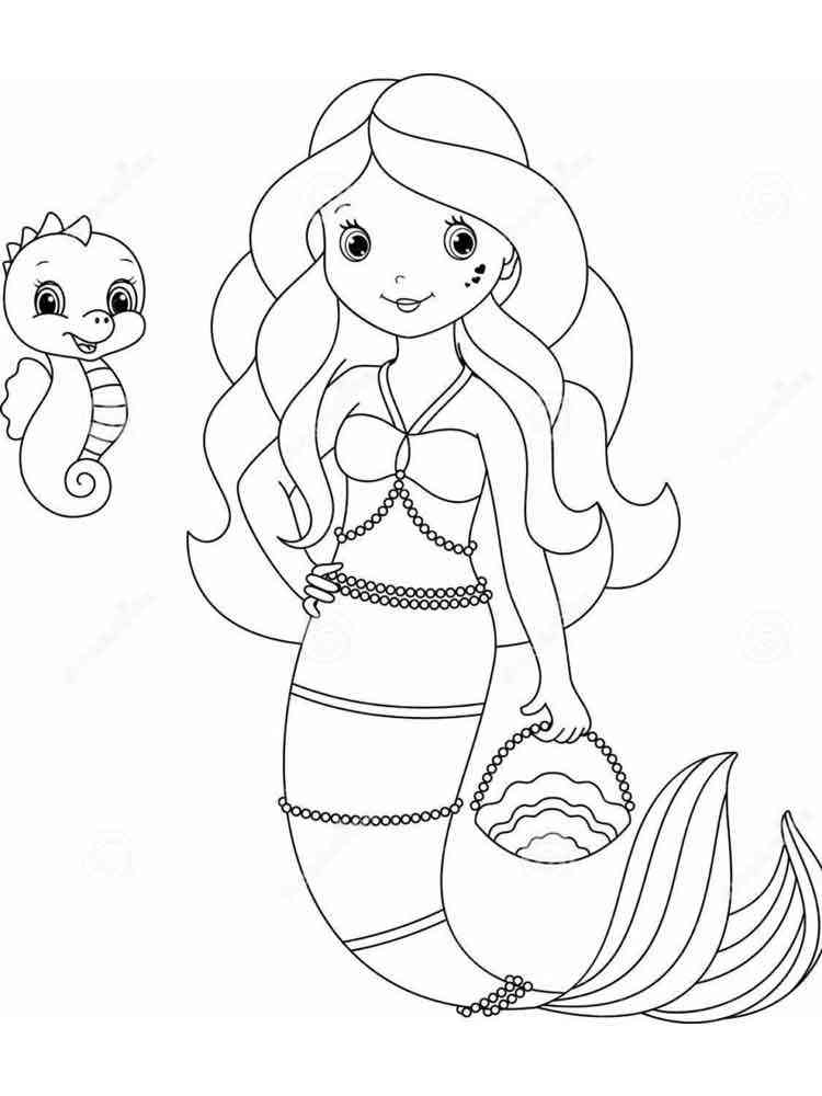 39 Unique Afro Mermaid Coloring Pages Printable 19