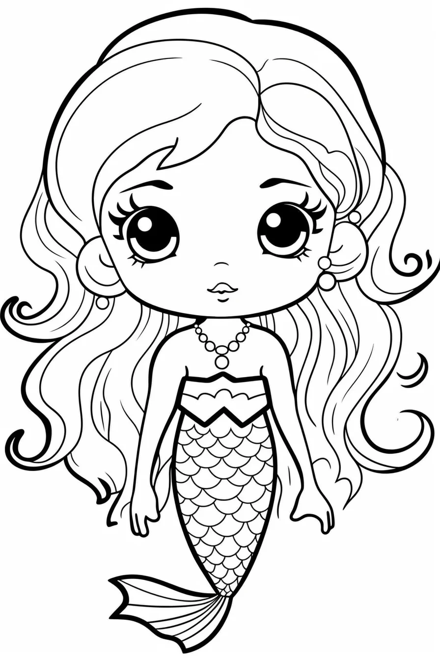 39 Unique Afro Mermaid Coloring Pages Printable 2