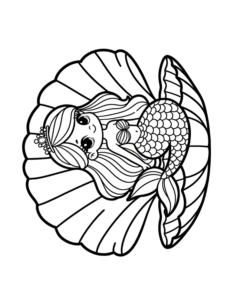 39 Unique Afro Mermaid Coloring Pages Printable 25