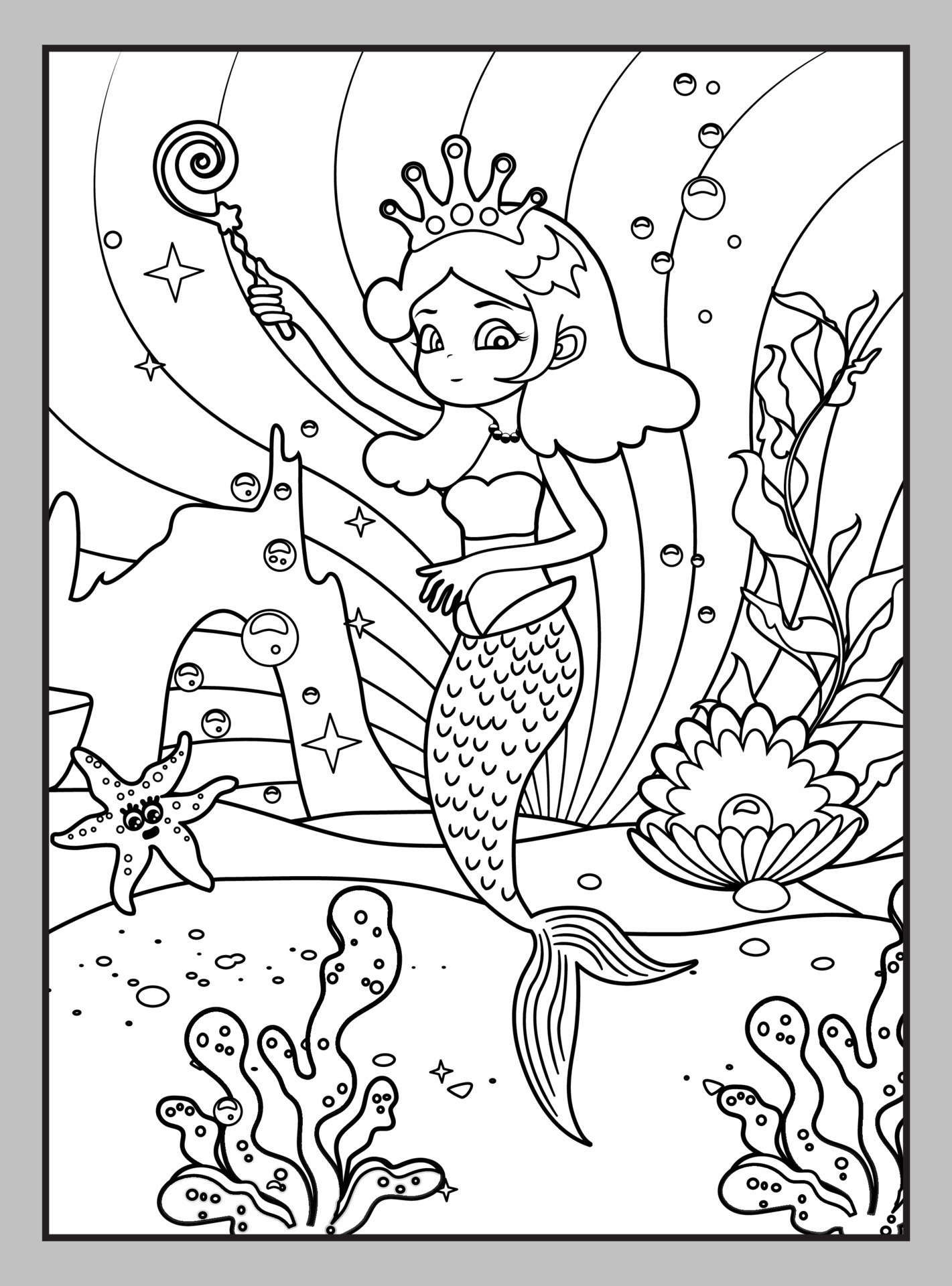 39 Unique Afro Mermaid Coloring Pages Printable 32