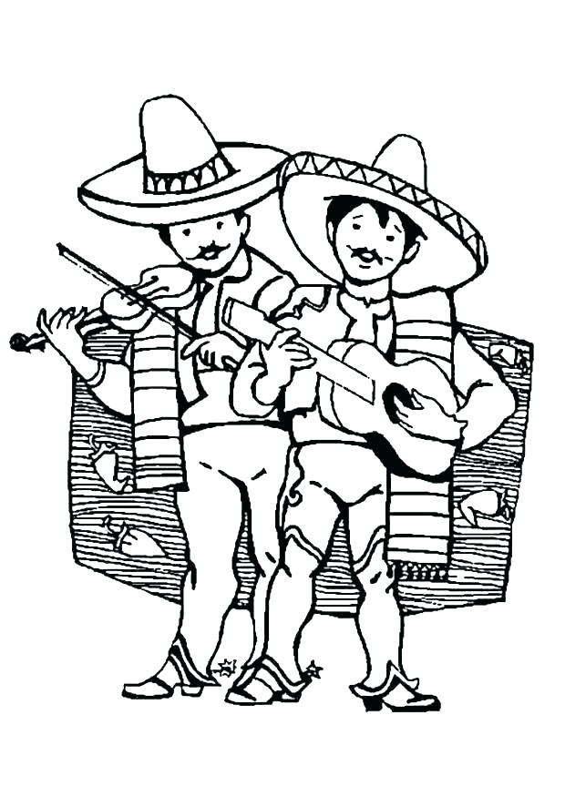 39 Vibrant Mexico Coloring Pages Printable 12