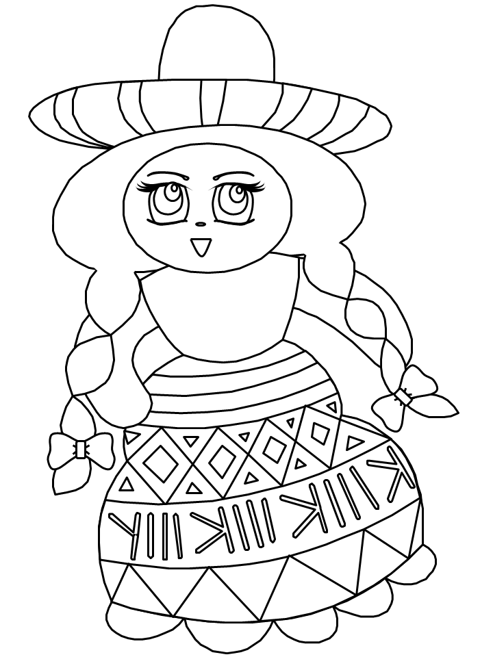 39 Vibrant Mexico Coloring Pages Printable 26