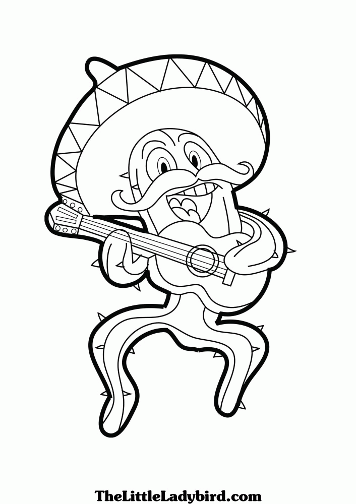 39 Vibrant Mexico Coloring Pages Printable 29