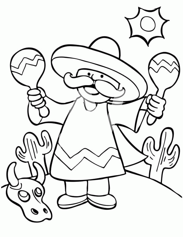 39 Vibrant Mexico Coloring Pages Printable 34