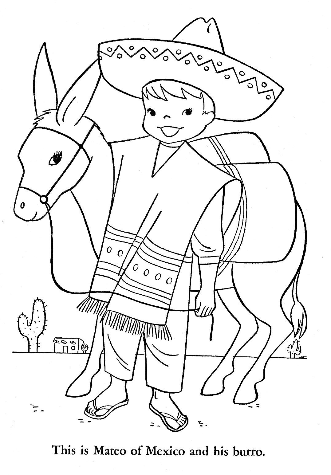 39 Vibrant Mexico Coloring Pages Printable 8