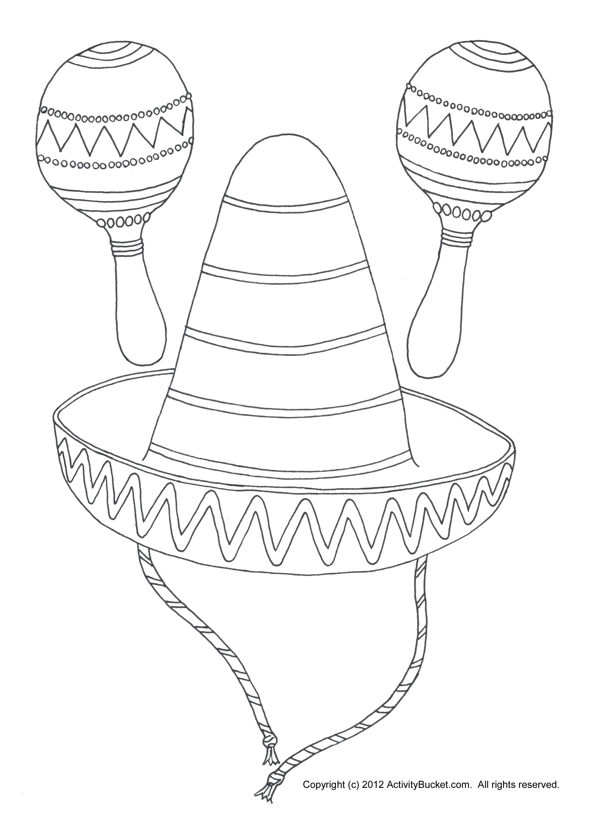 39 Vibrant Mexico Coloring Pages Printable 9