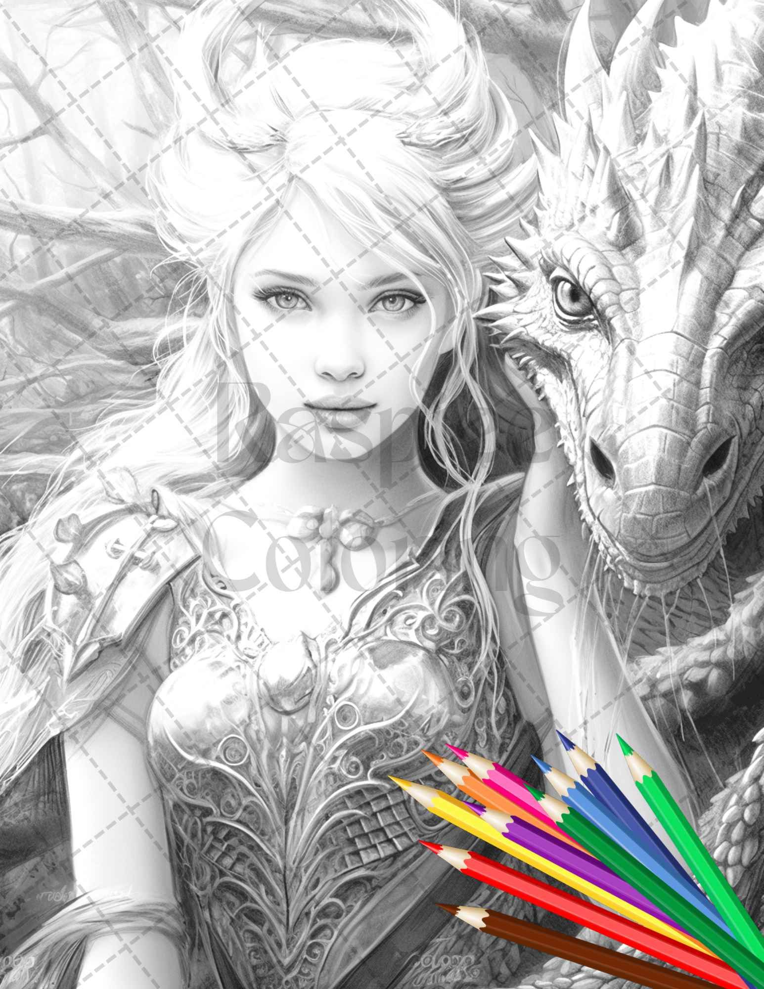 94 Enchanting Dragon Coloring Pages Printable 11