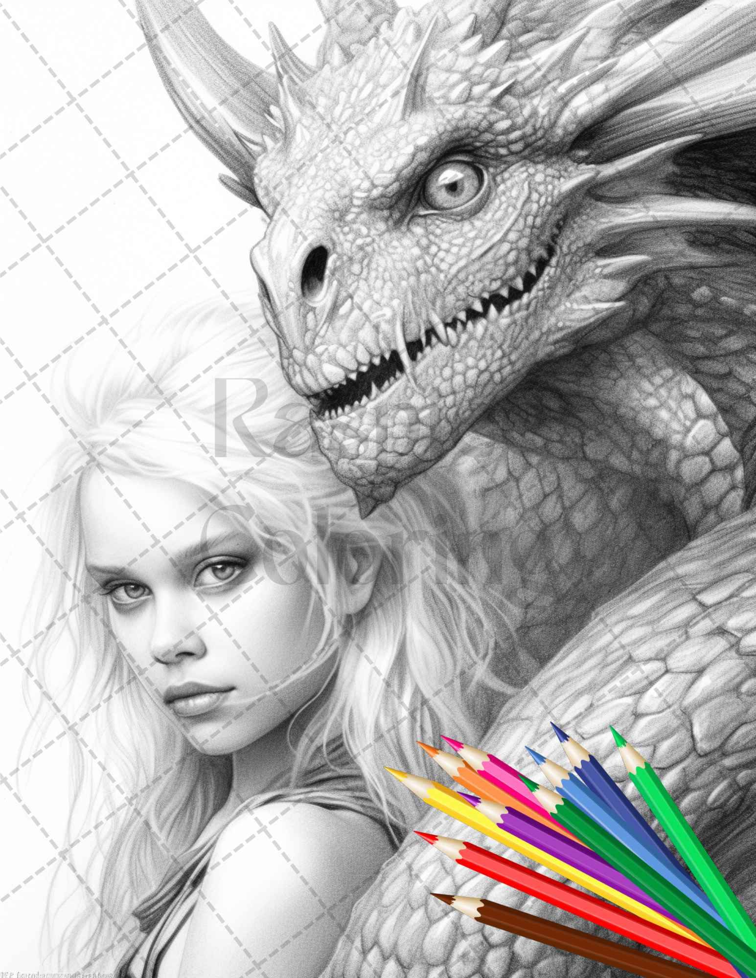 94 Enchanting Dragon Coloring Pages Printable 22