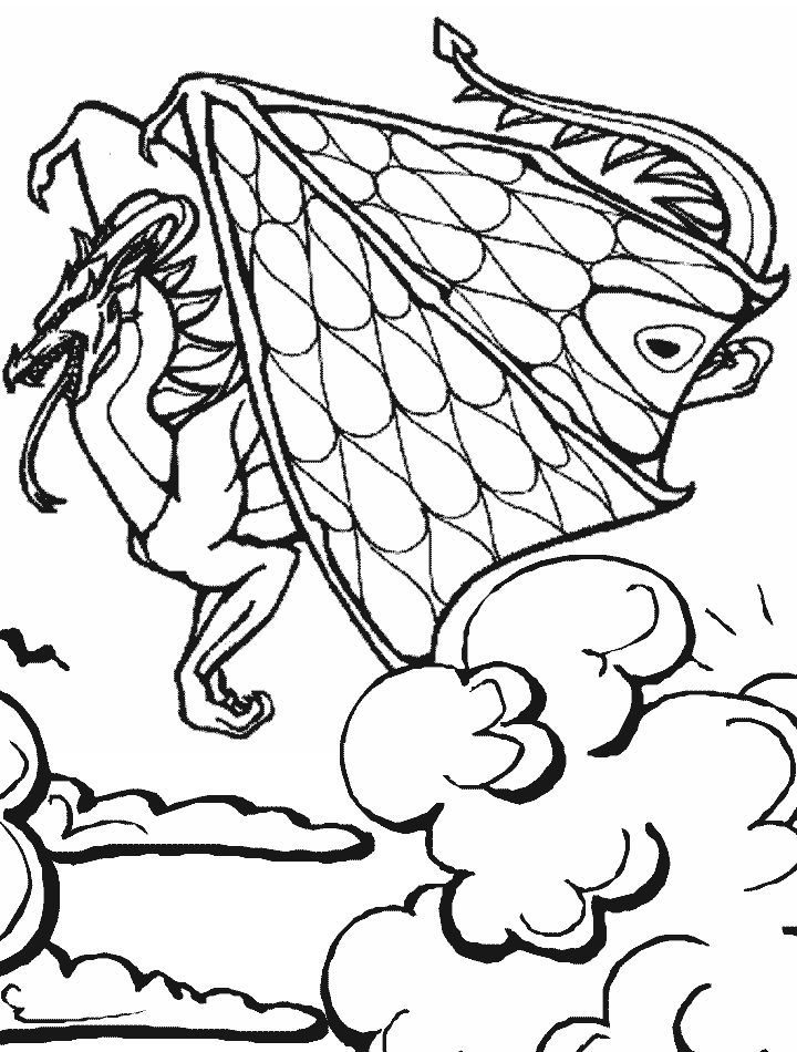 94 Enchanting Dragon Coloring Pages Printable 40