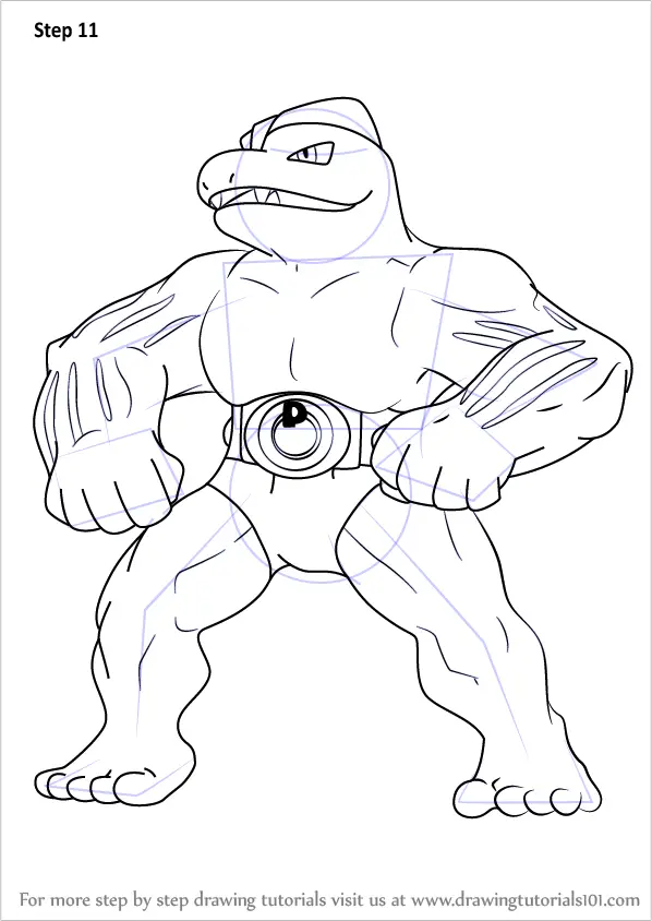 94 Machamp Coloring Page Printable 21