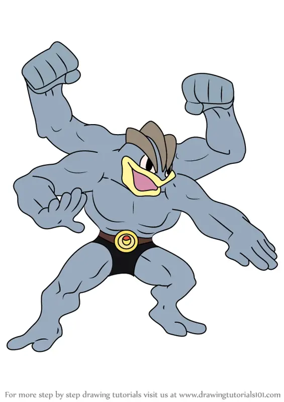 94 Machamp Coloring Page Printable 31