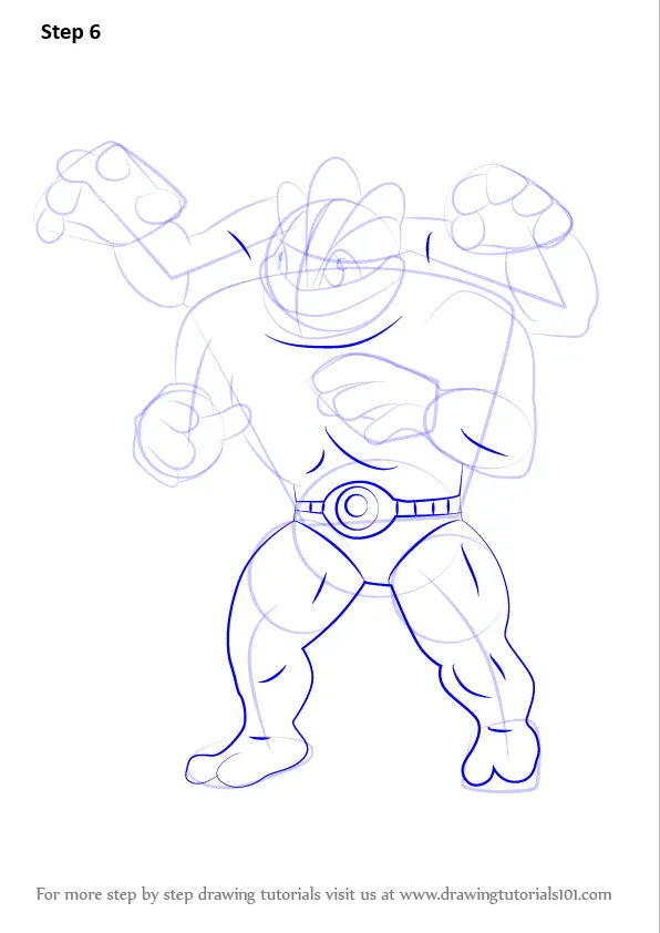 94 Machamp Coloring Page Printable 42