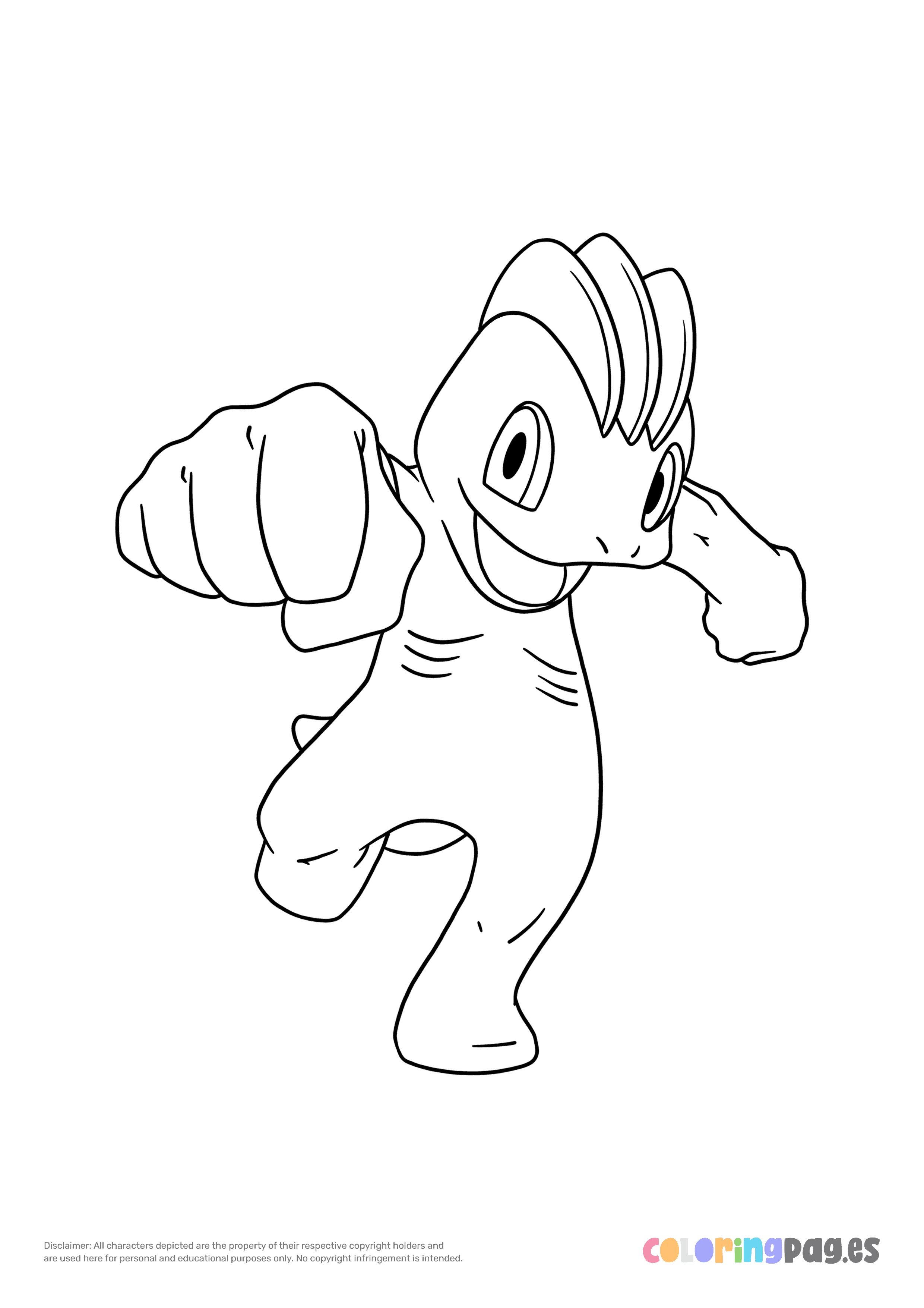 94 Machamp Coloring Page Printable 47