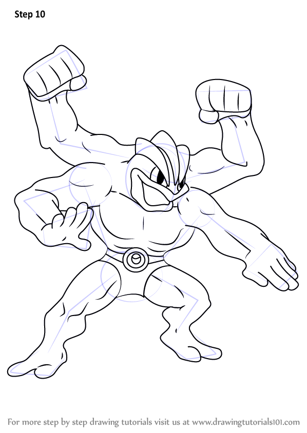 94 Machamp Coloring Page Printable 50