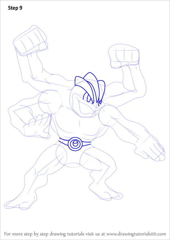 94 Machamp Coloring Page Printable 59