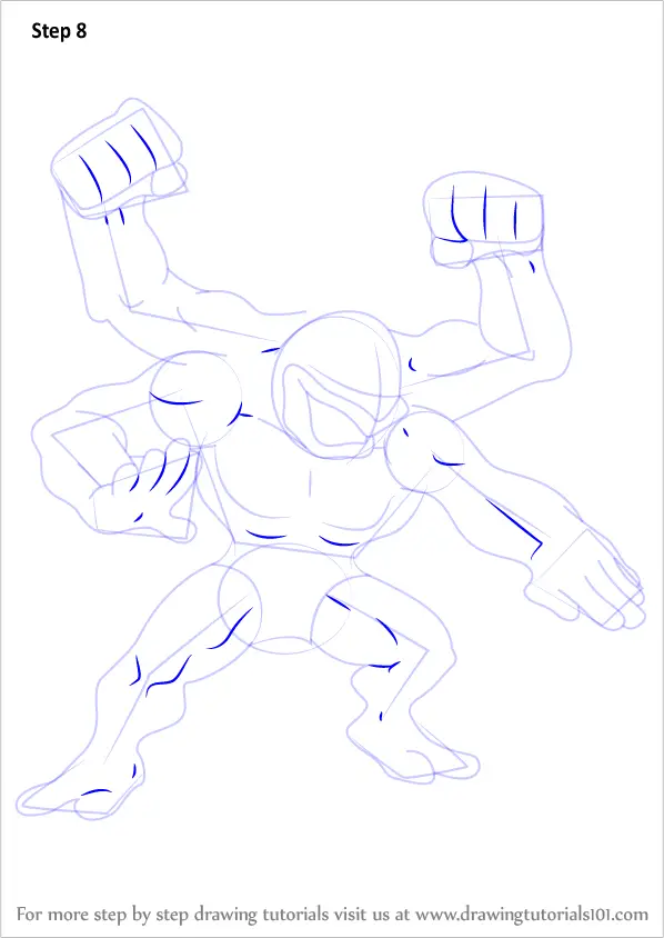 94 Machamp Coloring Page Printable 66