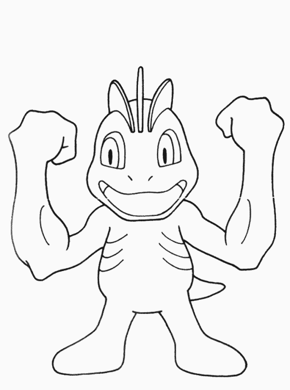 94 Machamp Coloring Page Printable 69