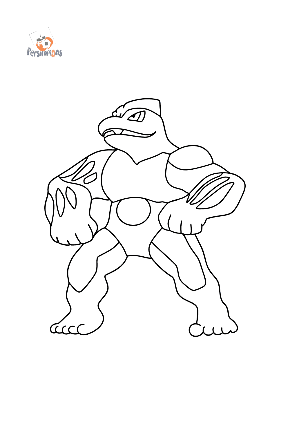 94 Machamp Coloring Page Printable 79