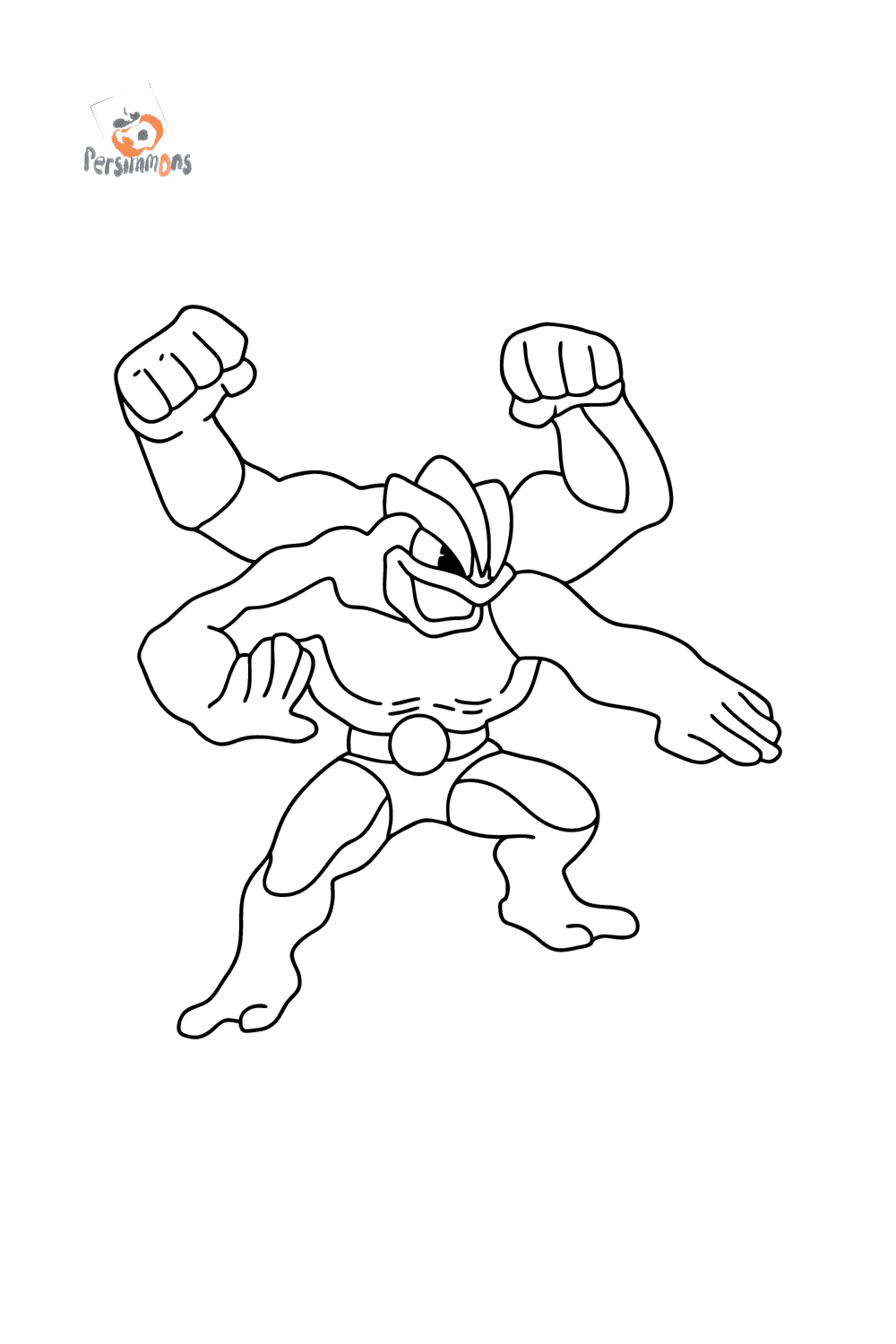 94 Machamp Coloring Page Printable 96