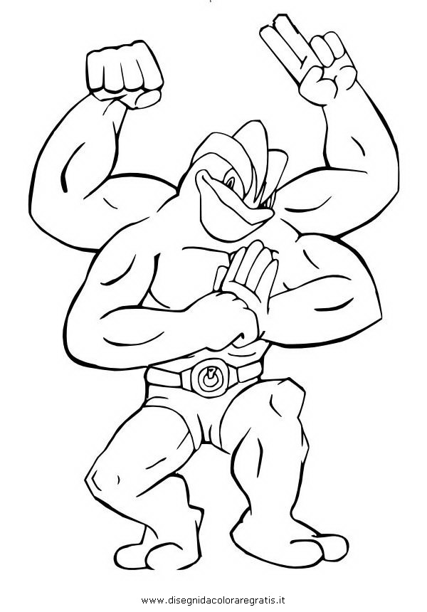 94 Machamp Coloring Page Printable 97