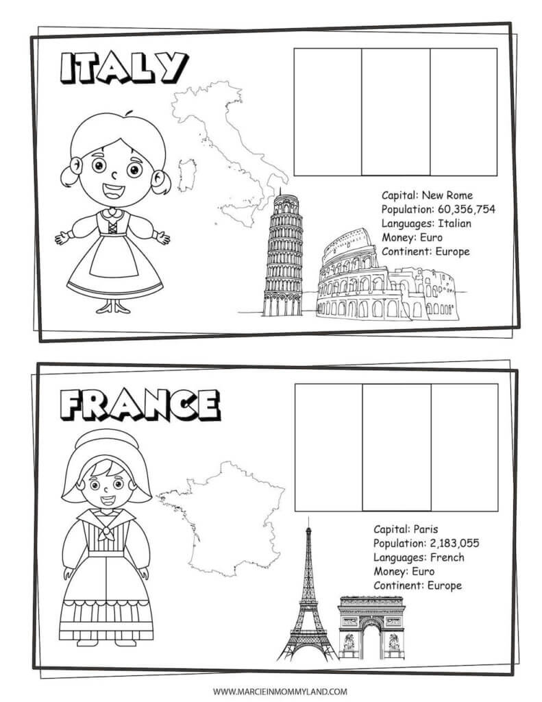 97 Italy Flag Coloring Page Printable 10