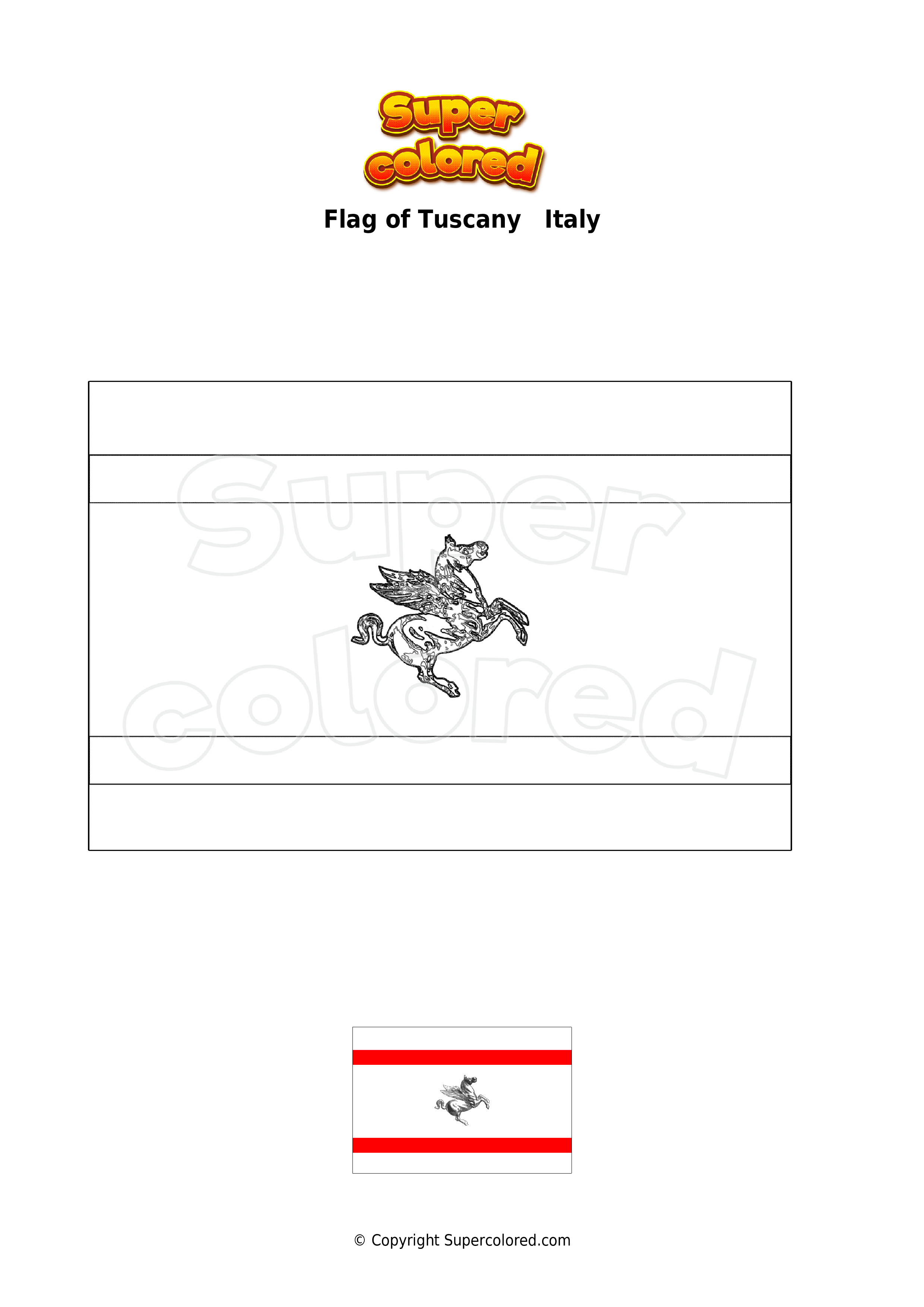 97 Italy Flag Coloring Page Printable 15