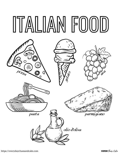 97 Italy Flag Coloring Page Printable 17