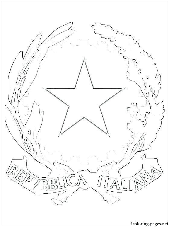 97 Italy Flag Coloring Page Printable 2