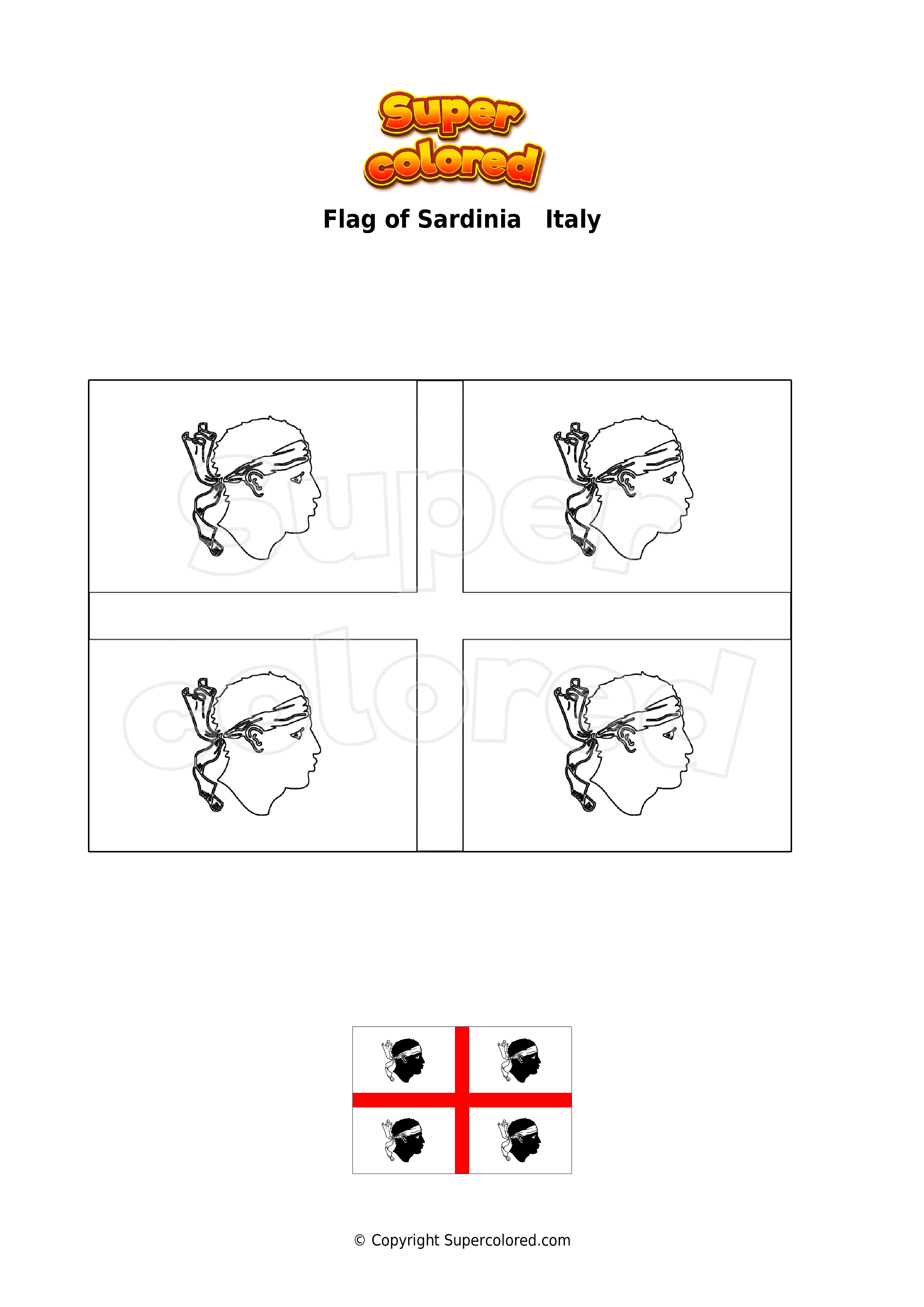 97 Italy Flag Coloring Page Printable 52