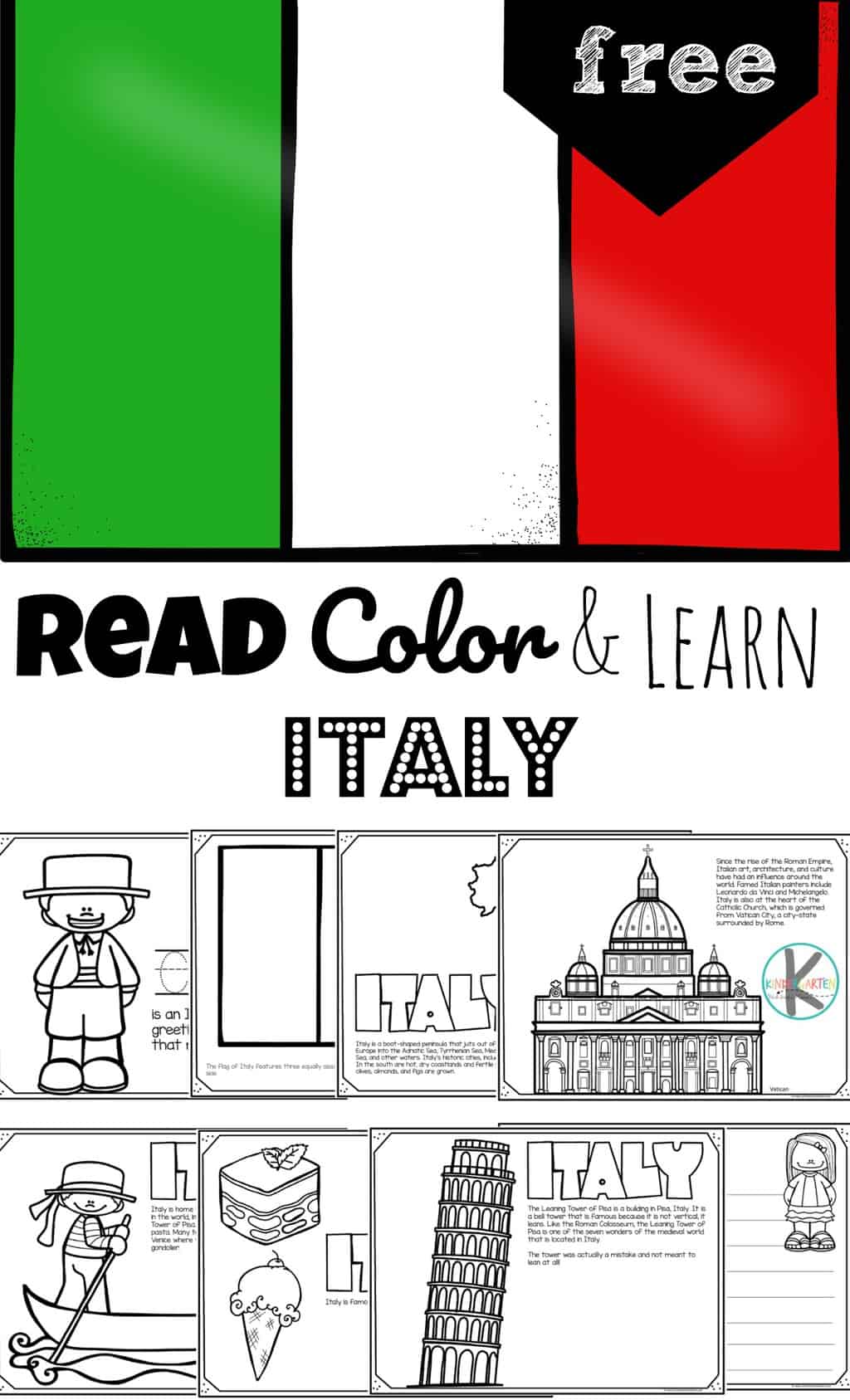 97 Italy Flag Coloring Page Printable 57