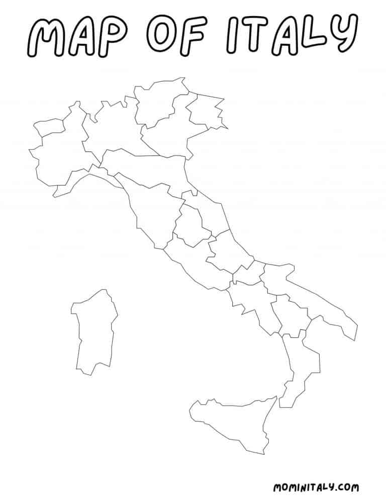 97 Italy Flag Coloring Page Printable 93