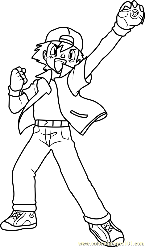 98 Ash's Greninja Coloring Page Printable 19