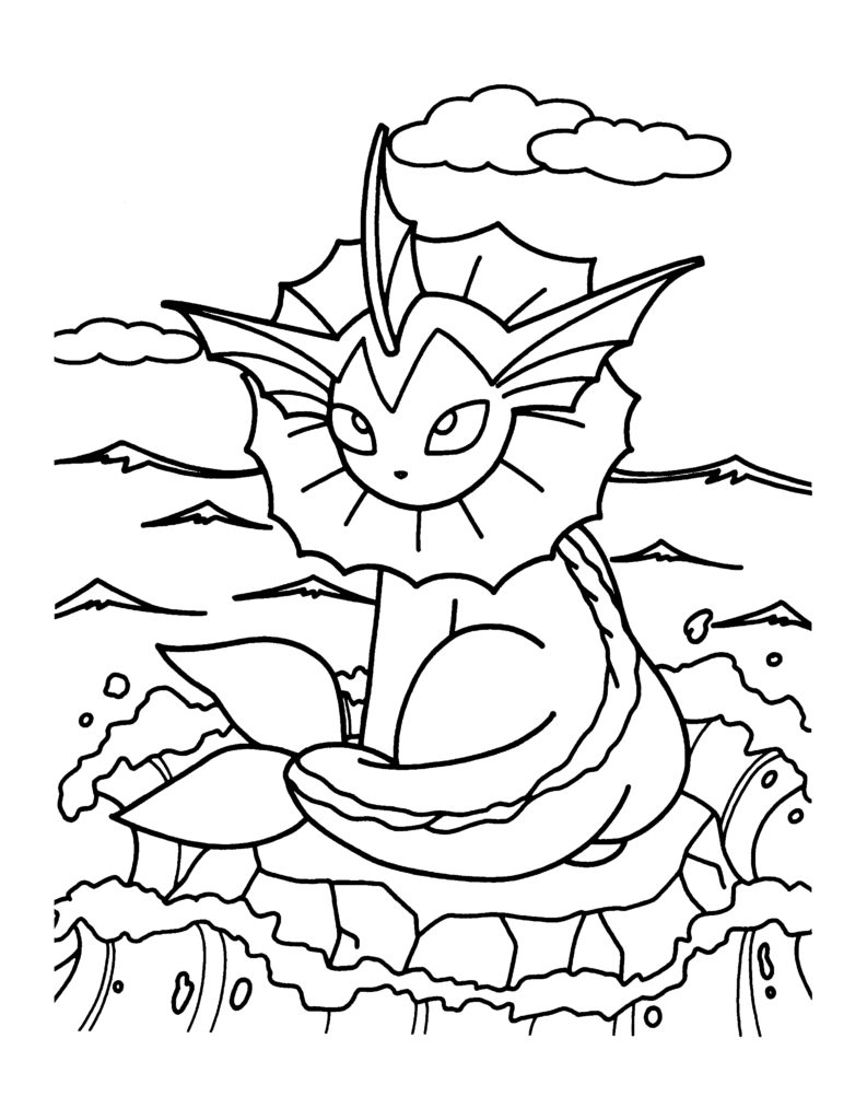 98 Ash's Greninja Coloring Page Printable 59