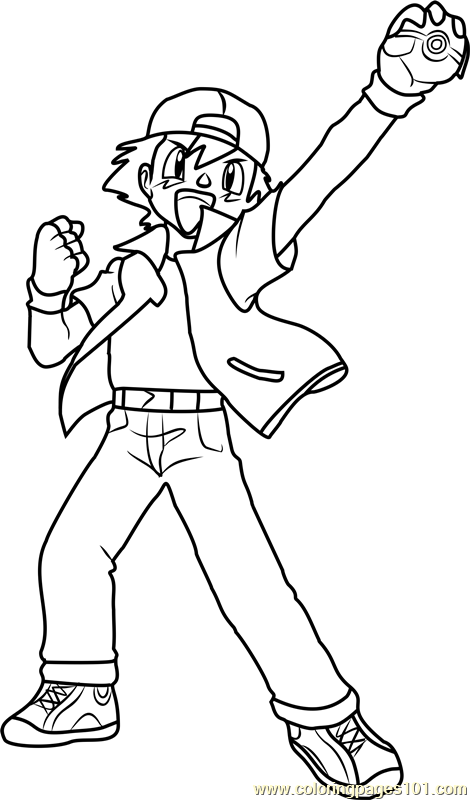 98 Ash's Greninja Coloring Page Printable 62